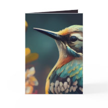 Invitación de boda Khem Hummingbird | Floral B de