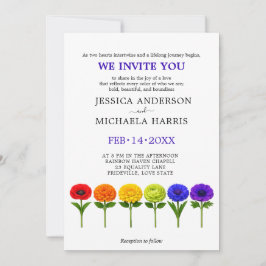 🌈 Invitación de Boda LGBT Florecer Juntos