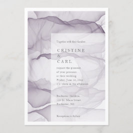 Invitación de boda ligera y aérea