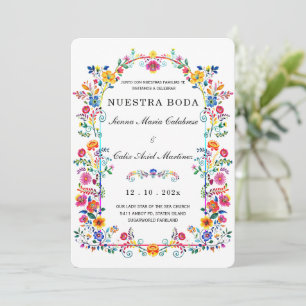 Invitación De Boda Mexicanas llenas de color