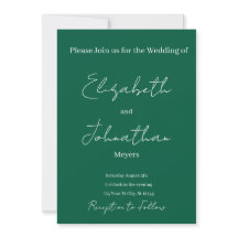 invitación de boda minimalista
