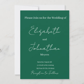 invitación de boda minimalista
