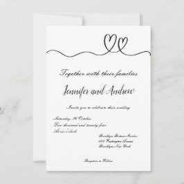 Invitación de Boda Minimalista