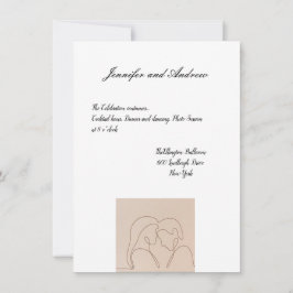 Invitación de Boda Minimalista