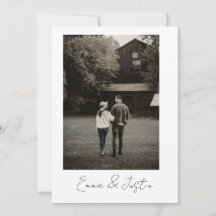 Invitación de Boda Minimalista