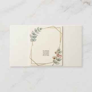 Invitación de Boda Minimalista Botánica Elegante |