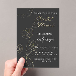 Invitación de boda minimalista elegante