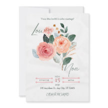 Invitación de Boda Minimalista Elegante