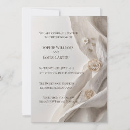 Invitación de boda minimalista elegante