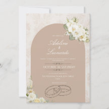 Invitación de Boda Minimalista Elegante – Neutros