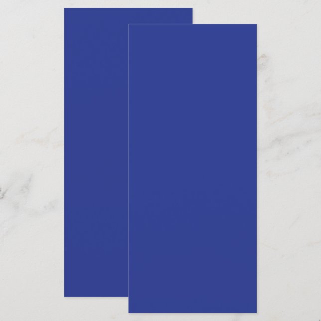 Invitación de Boda Minimalista en Azul Profundo (Anverso / Reverso)