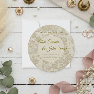 Invitación de Boda Minimalista Moderna - Elegante 