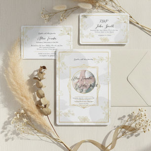 Invitación de Boda Minimalista Moderna - Elegante 
