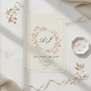 Invitación de Boda Minimalista Moderna - Elegante