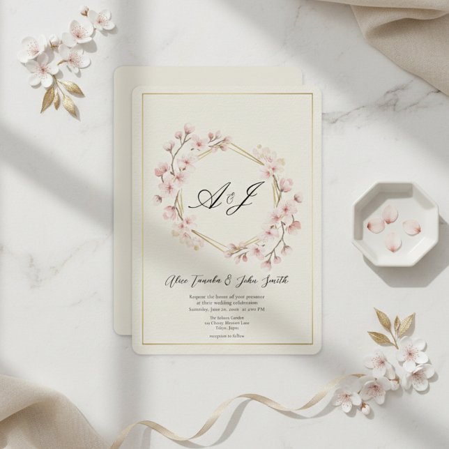 Invitación de Boda Minimalista Moderna - Elegante  (Subido por el creador)