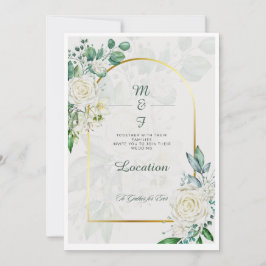 Invitación de Boda Minimalista Moderna | Elegante 