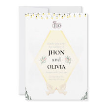 Invitación de Boda Minimalista y Elegante | Modern