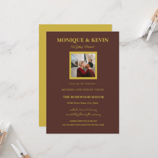 Invitación de Boda Moderna Descargable Instantánea