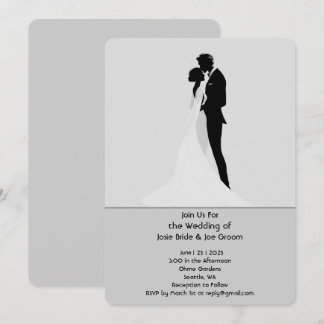 Invitación de boda moderna elegante