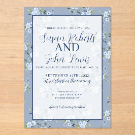 Invitación de boda moderna en negro y blanco