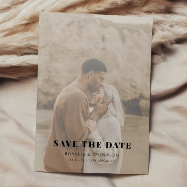 Invitación de boda moderna y elegante en blanco y  (Subido por el creador)