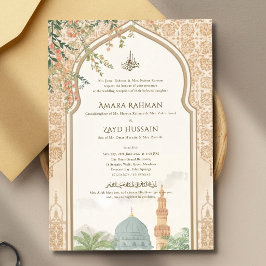 Invitación de boda Nikah de lujo Masjid An-Nabawi