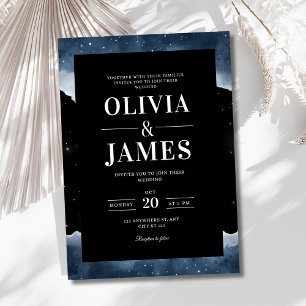 Invitación de Boda Noche Estrellada, Boda Celestia
