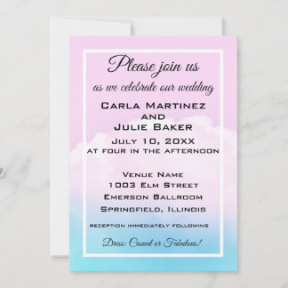Invitación de Boda Nube Nupcial