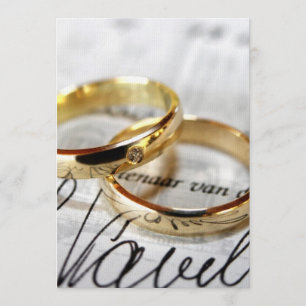 invitación de boda o aceptación