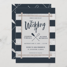 INVITACIÓN DE BODA| Oars rusos náuticos