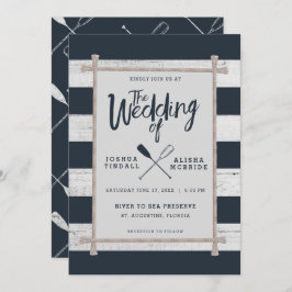 INVITACIÓN DE BODA| Oars rusos náuticos