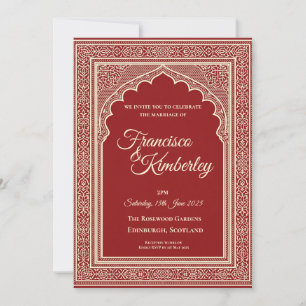 Invitación de Boda Ornata Rubí