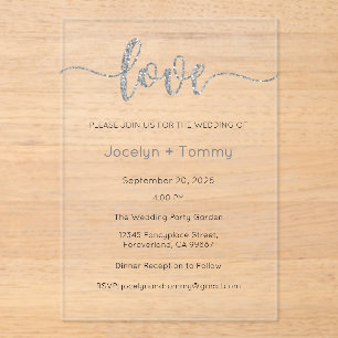 Invitación de Boda, Papelería de Boda, Corazón