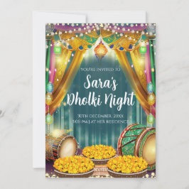 Invitación de boda paquistaní y invitación de Digi