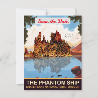 Invitación de boda para Crater Lake Phantom Ship