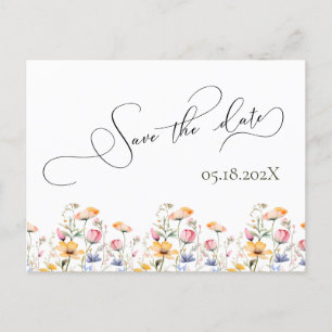 Invitación de boda para guardar la fecha de Meadow