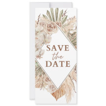 Invitación de boda para guardar la fecha en acuare
