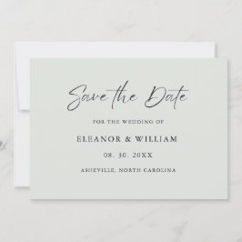 Invitación de boda para guardar la fecha minimalis