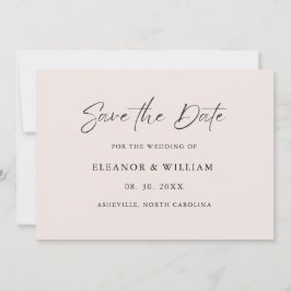 Invitación de boda para guardar la fecha minimalis