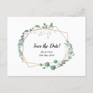 Invitación de boda para guardar la fecha tarjeta p