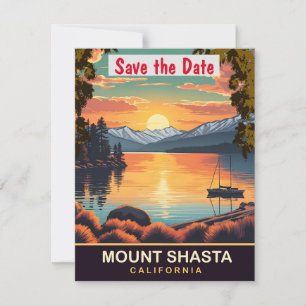 Invitación de boda para la cumbre del Monte Shasta