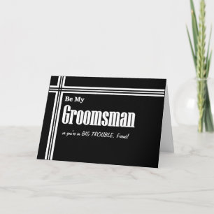 Invitación de boda para padrino de boda - Divertid