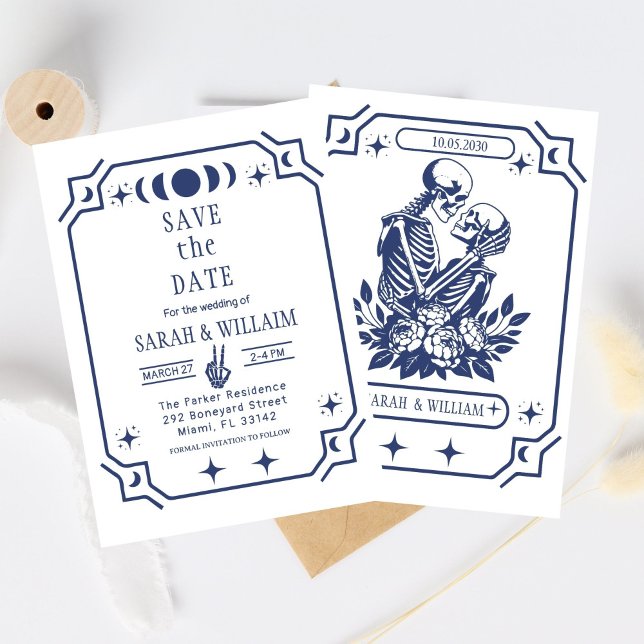 Invitación de boda para salvar la fecha de tarot d (Subido por el creador)