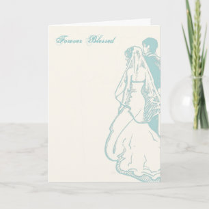Invitación de boda "para siempre bendecida"
