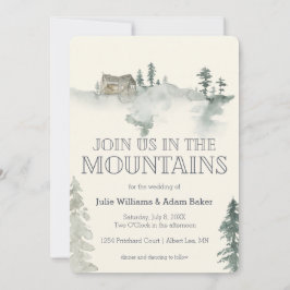 Invitación de Boda/partido de montaña