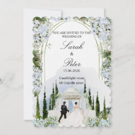Invitación de boda personalizable