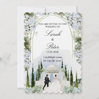 Invitación de boda personalizable