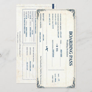 Invitación de boda personalizable con tarjeta de e