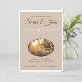 Invitación de boda personalizable: elegante y simp