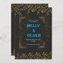 Invitación de boda personalizada